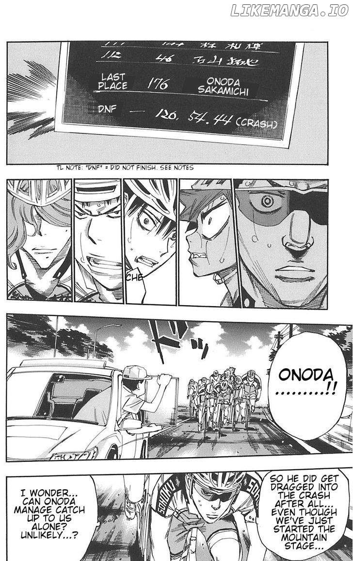 Yowamushi Pedal Chapter 88 - page 17