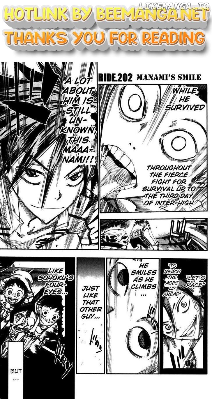 Yowamushi Pedal Chapter 202 - page 1