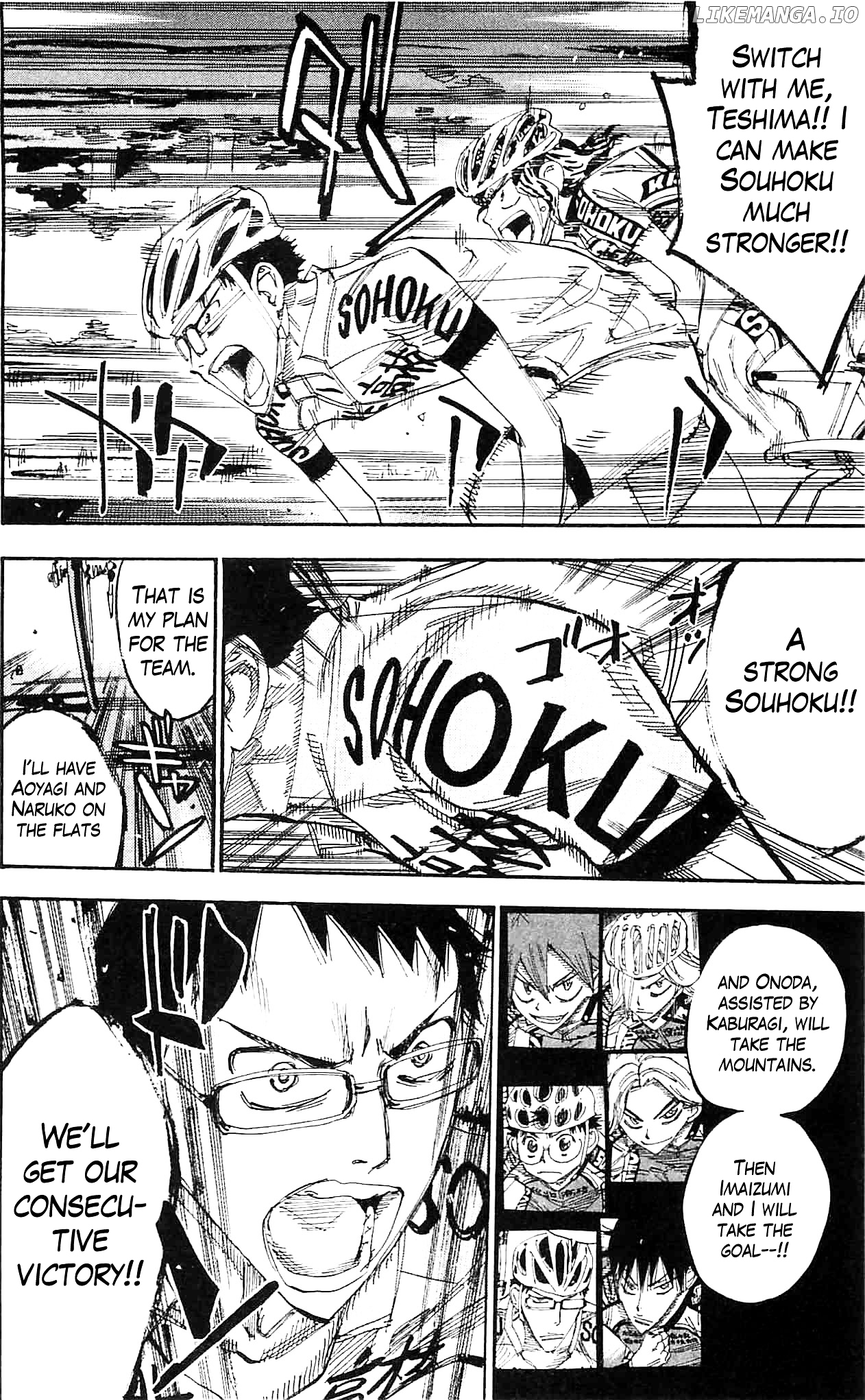 Yowamushi Pedal Chapter 284 - page 10