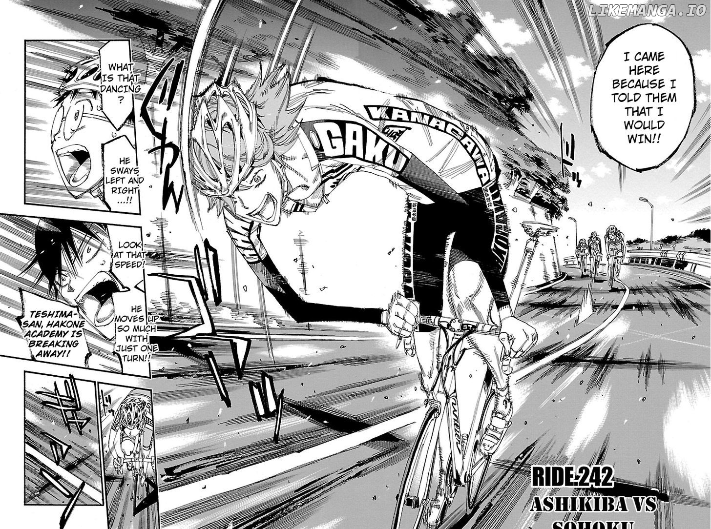 Yowamushi Pedal Chapter 242 - page 4