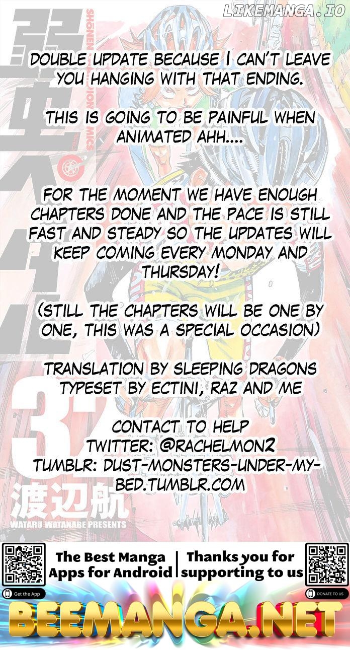 Yowamushi Pedal Chapter 273 - page 19