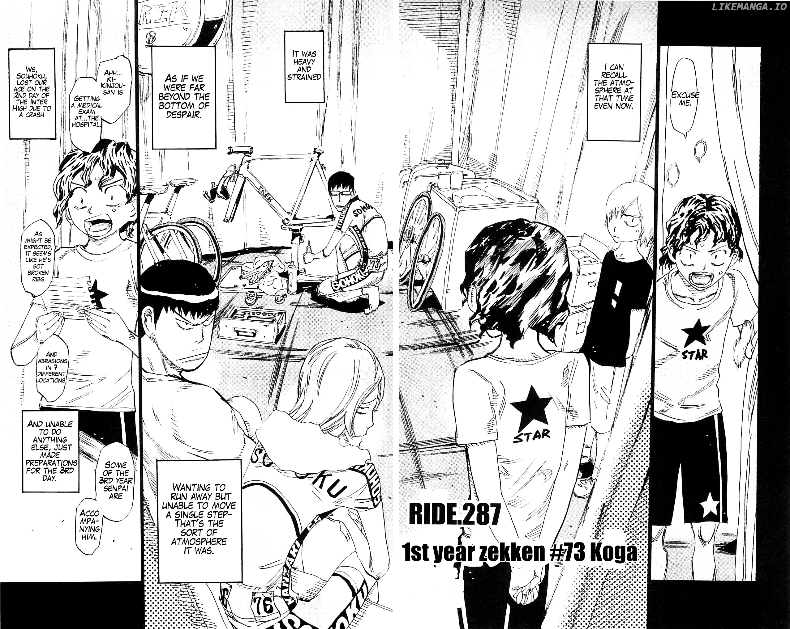Yowamushi Pedal Chapter 287 - page 4