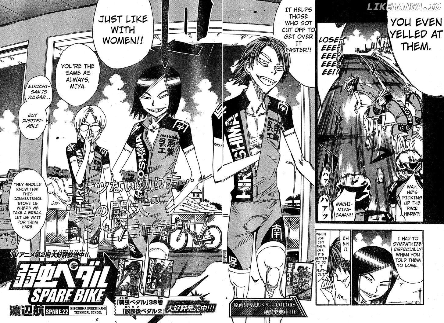 Yowamushi Pedal Chapter 243.5 - page 2