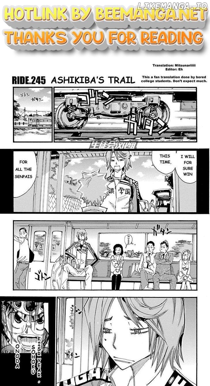 Yowamushi Pedal Chapter 245 - page 1