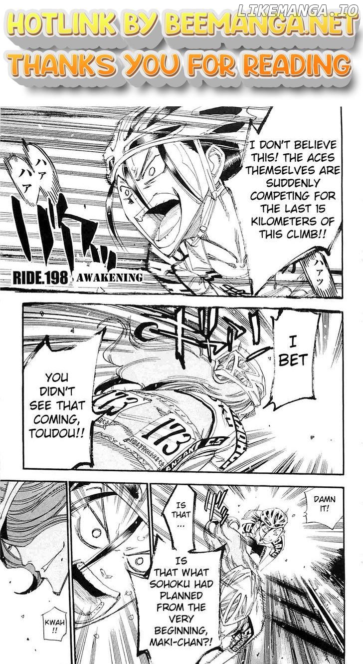 Yowamushi Pedal Chapter 198 - page 1