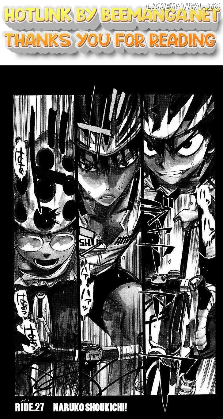 Yowamushi Pedal Chapter 27 - page 1