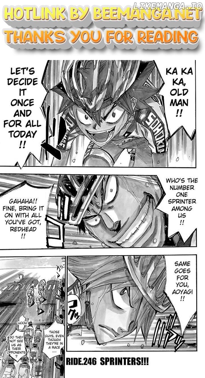 Yowamushi Pedal Chapter 246 - page 1