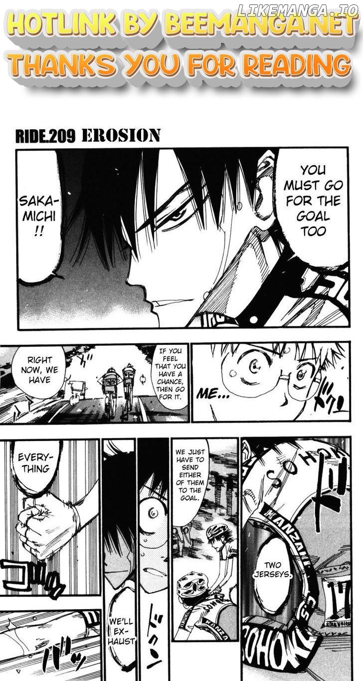 Yowamushi Pedal Chapter 209 - page 1