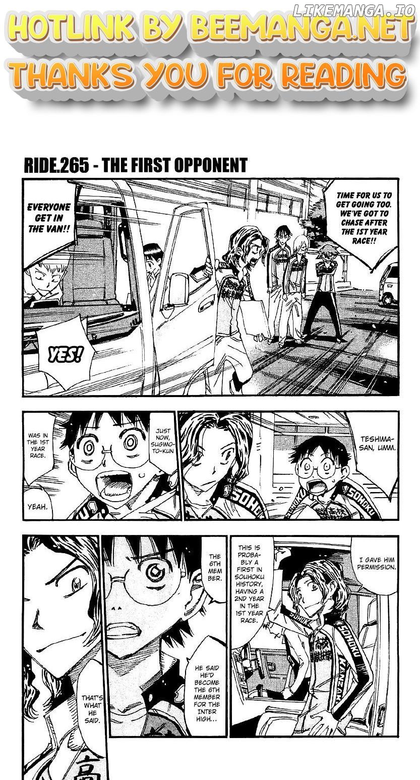 Yowamushi Pedal Chapter 265 - page 1