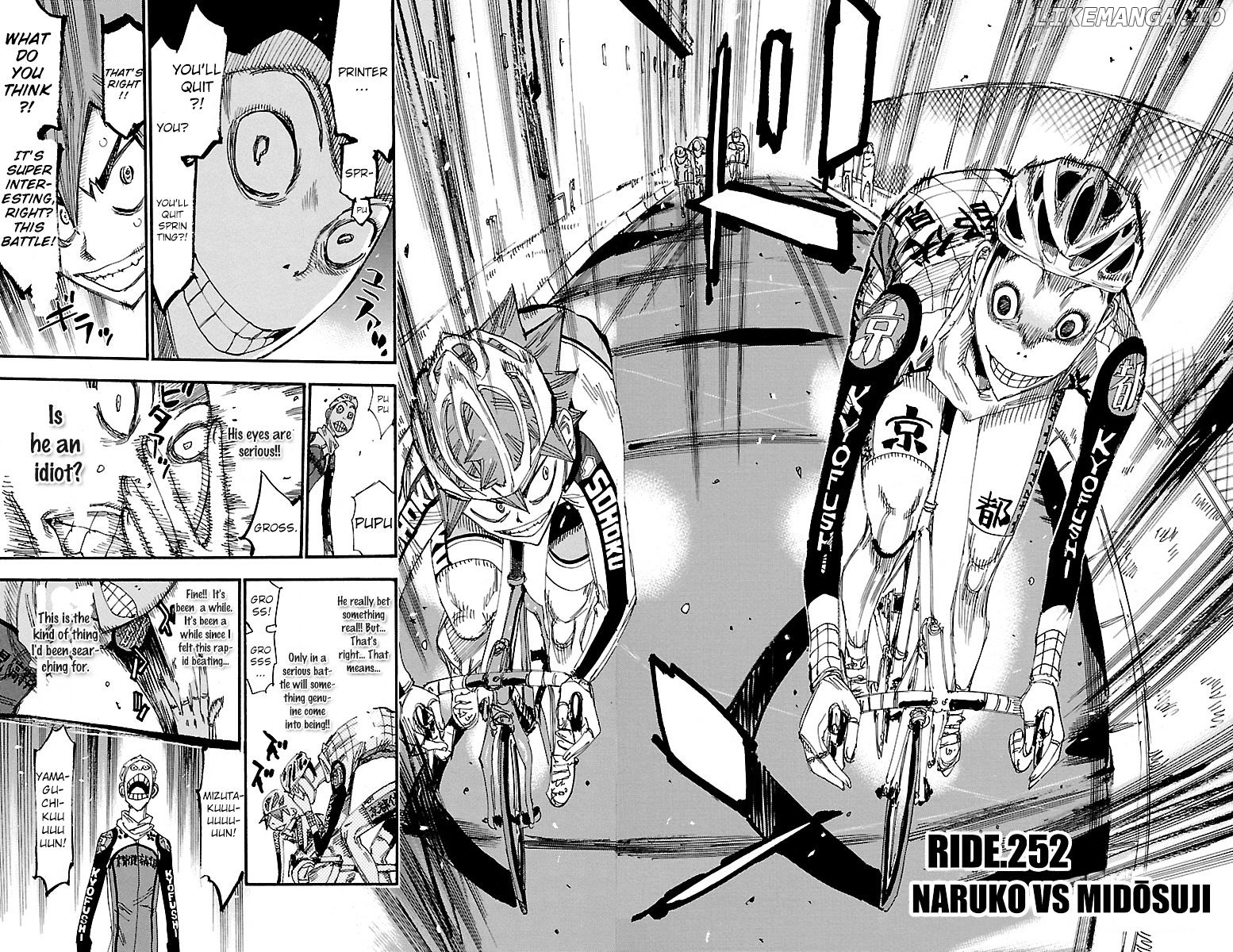Yowamushi Pedal Chapter 252 - page 4