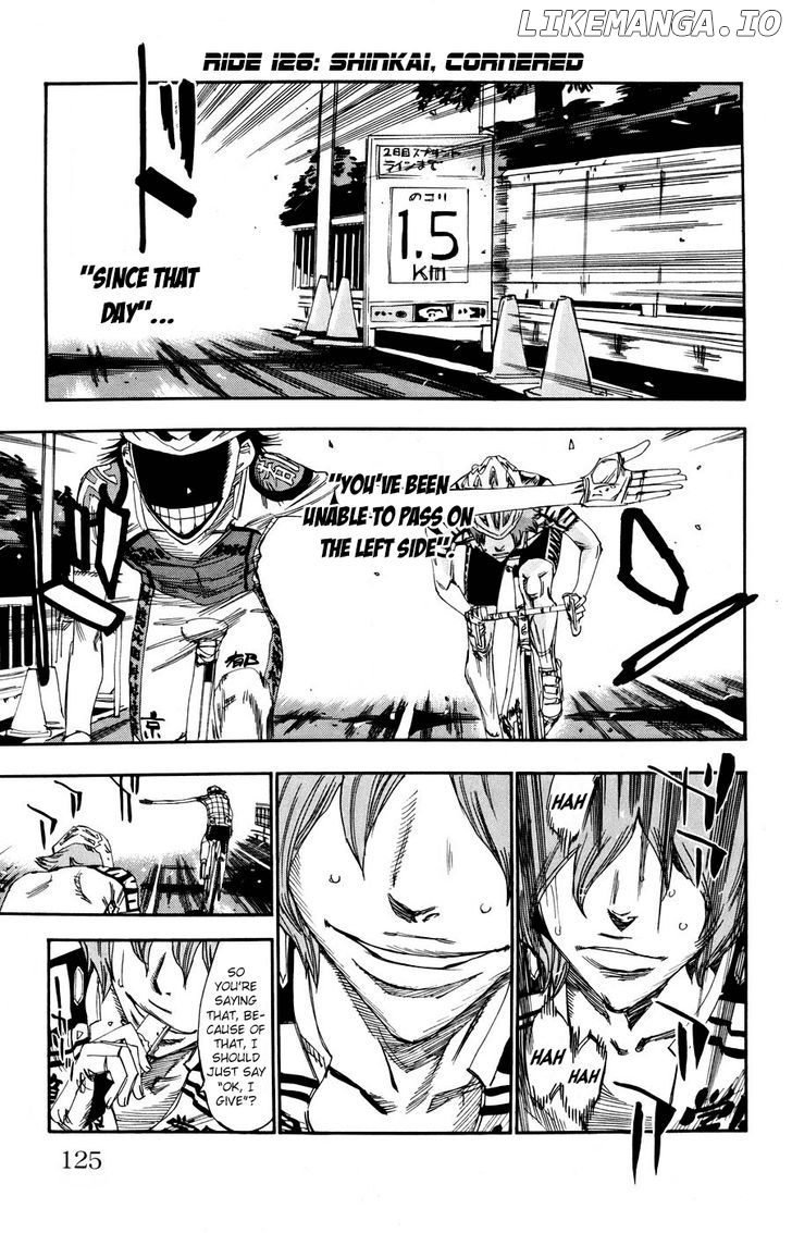 Yowamushi Pedal Chapter 126 - page 1