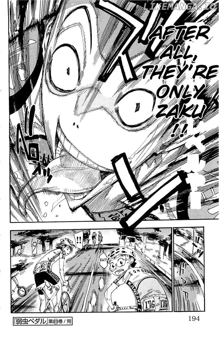 Yowamushi Pedal Chapter 199 - page 21