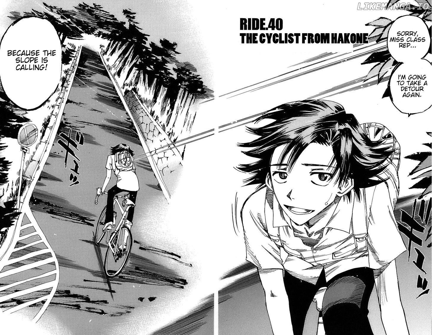 Yowamushi Pedal Chapter 40 - page 2