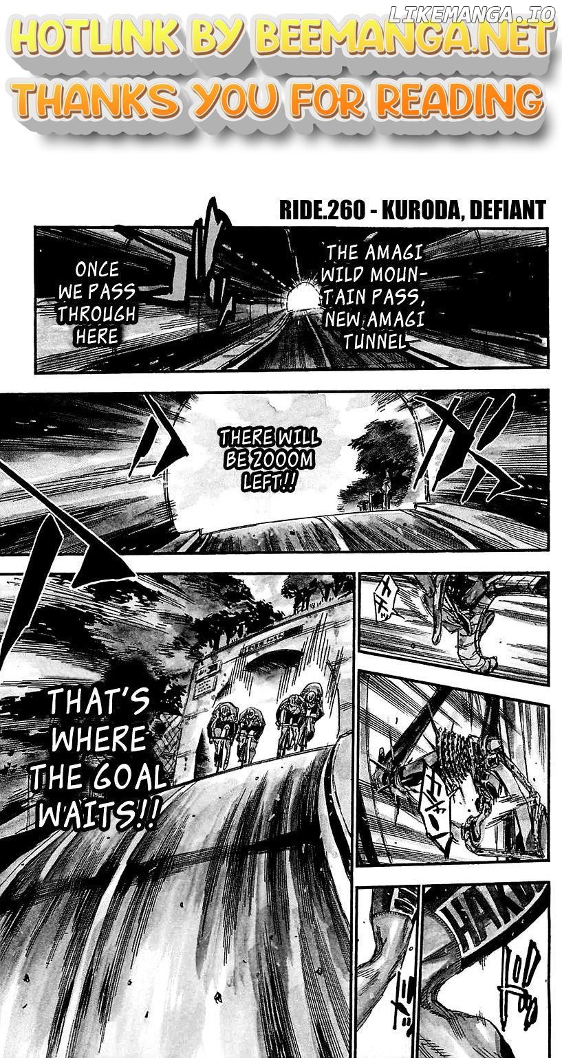 Yowamushi Pedal Chapter 260 - page 1