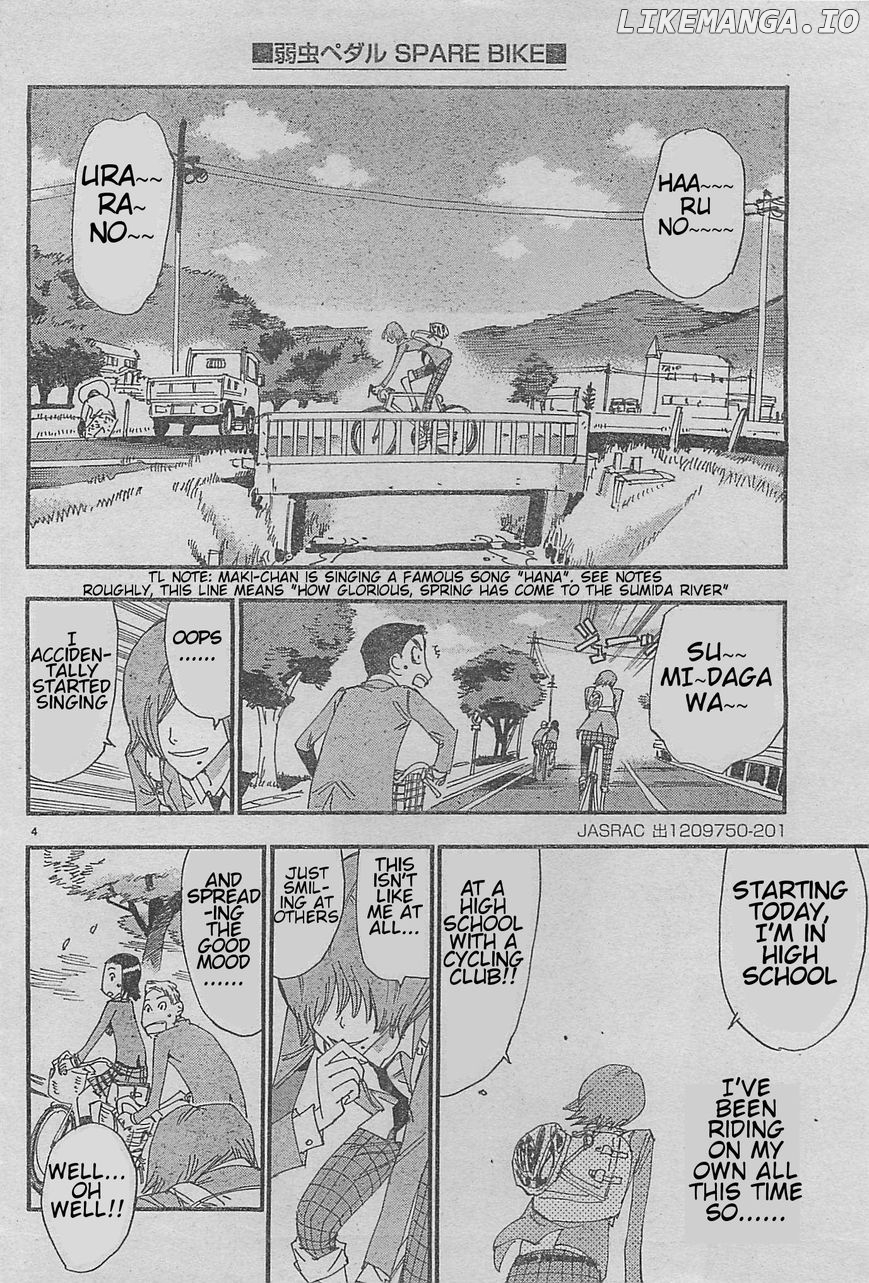 Yowamushi Pedal Chapter 103.1 - page 11