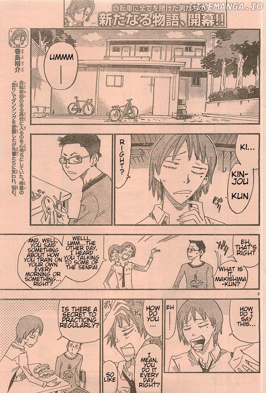 Yowamushi Pedal Chapter 103.3 - page 3
