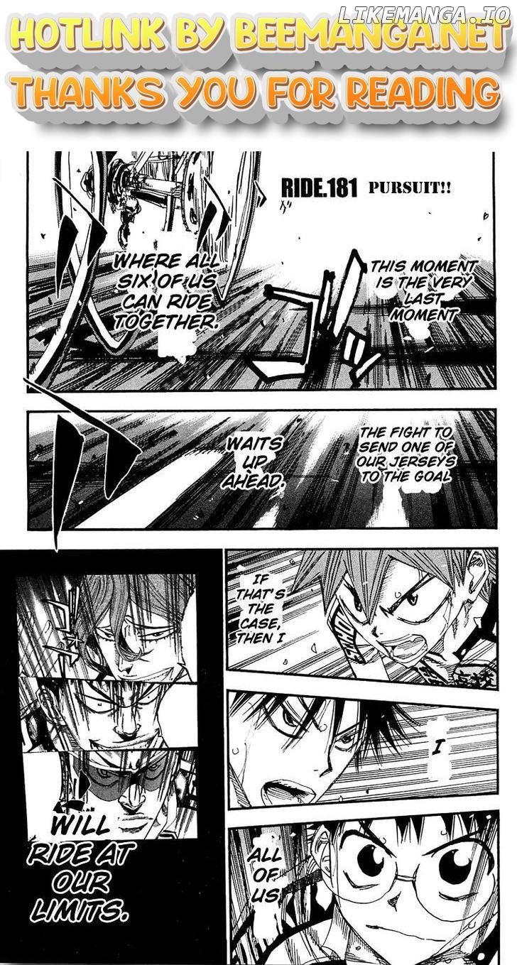 Yowamushi Pedal Chapter 181 - page 1