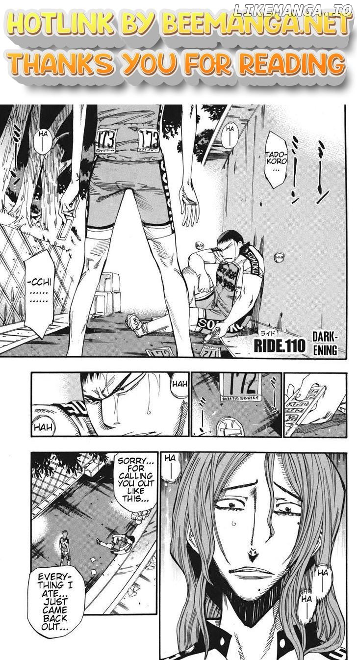 Yowamushi Pedal Chapter 110 - page 1