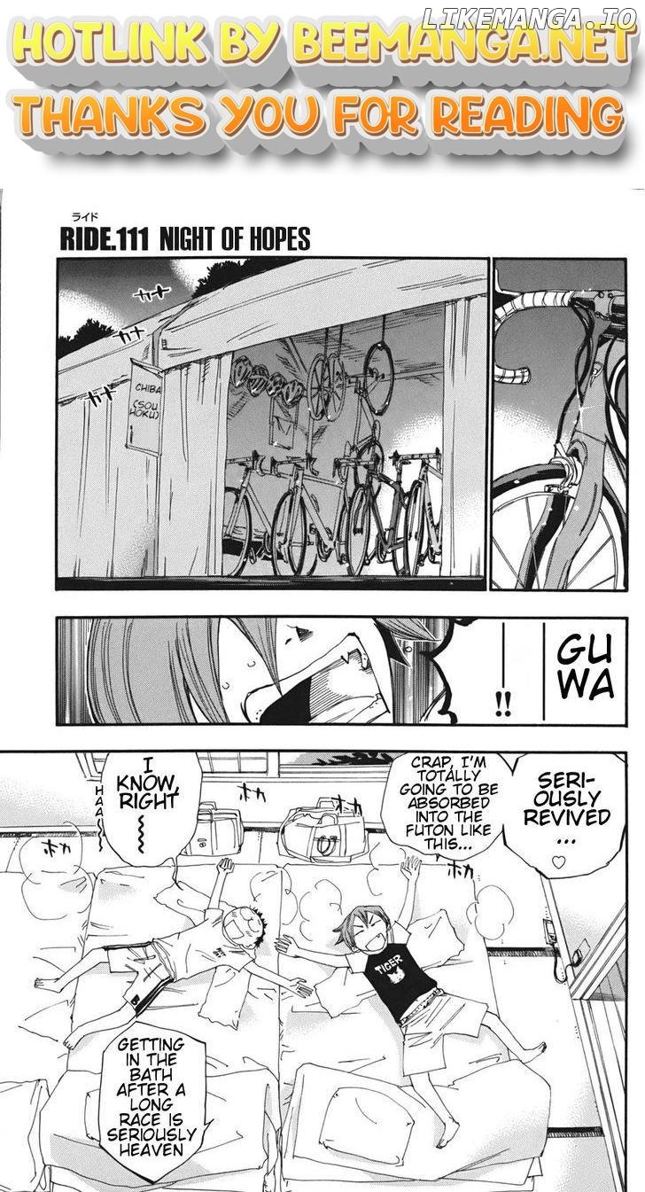 Yowamushi Pedal Chapter 111 - page 1