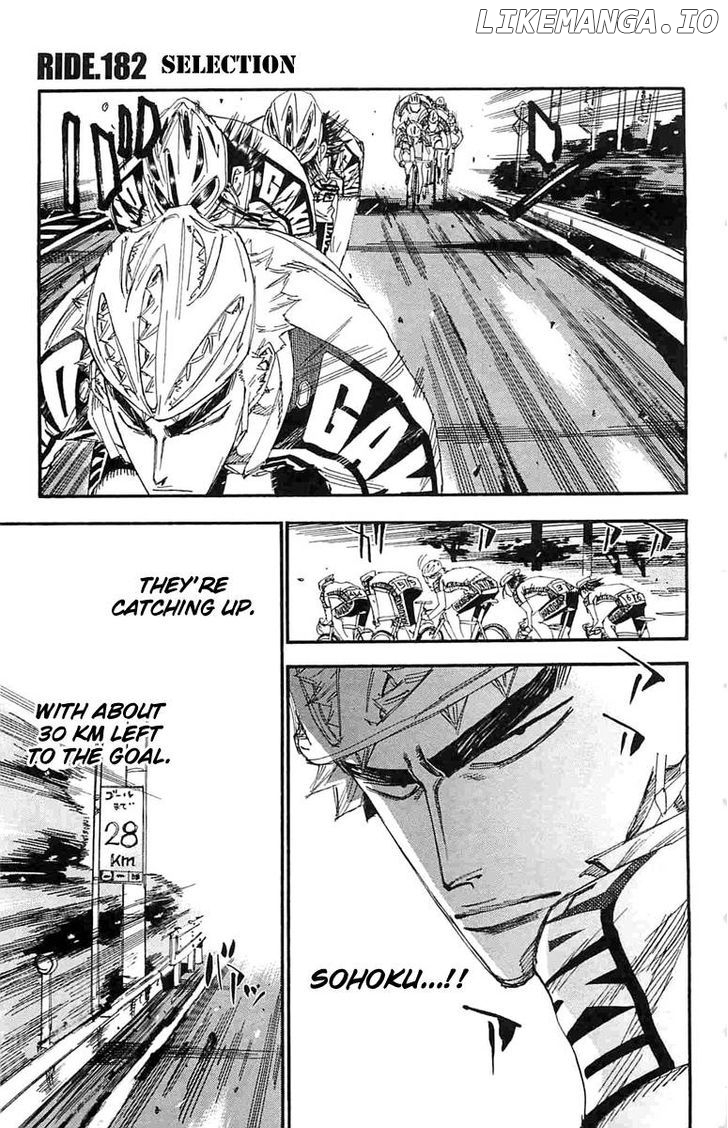 Yowamushi Pedal Chapter 182 - page 2