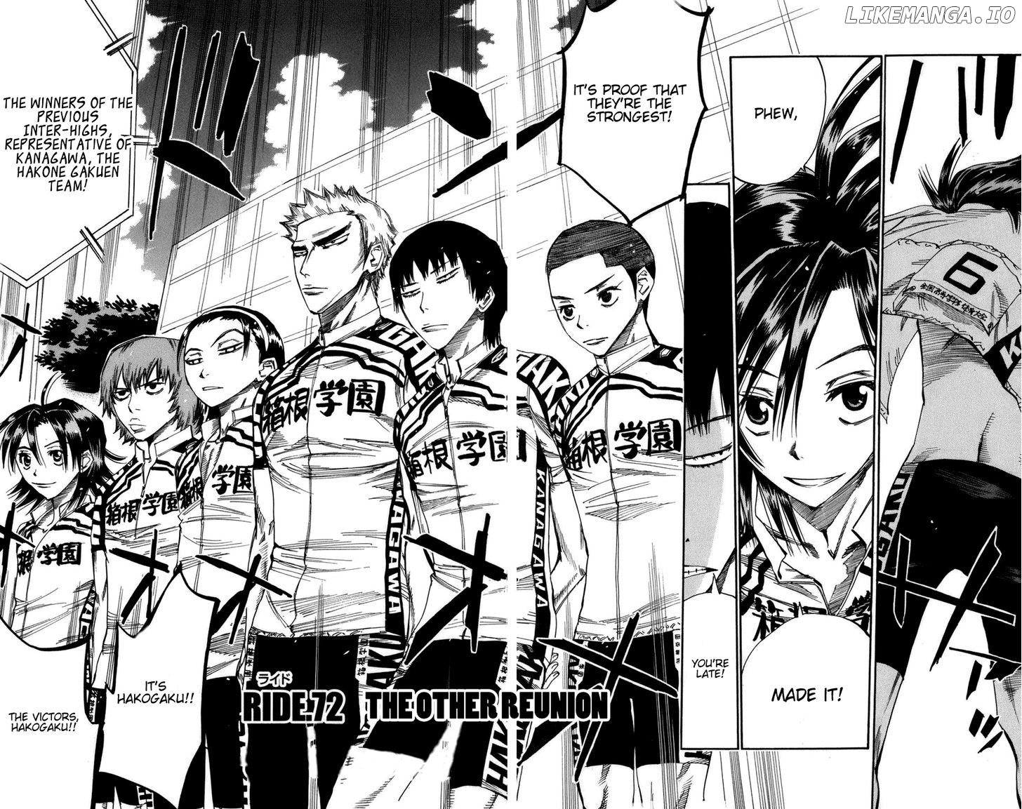 Yowamushi Pedal Chapter 72 - page 2