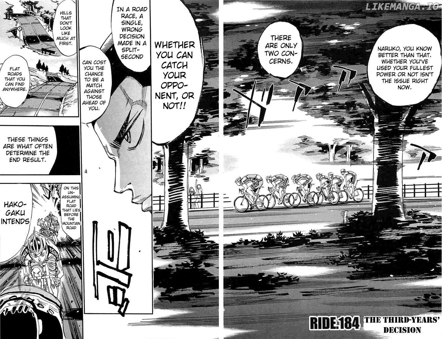 Yowamushi Pedal Chapter 184 - page 4