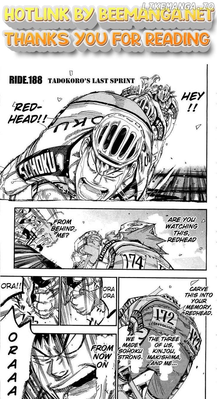 Yowamushi Pedal Chapter 188 - page 1