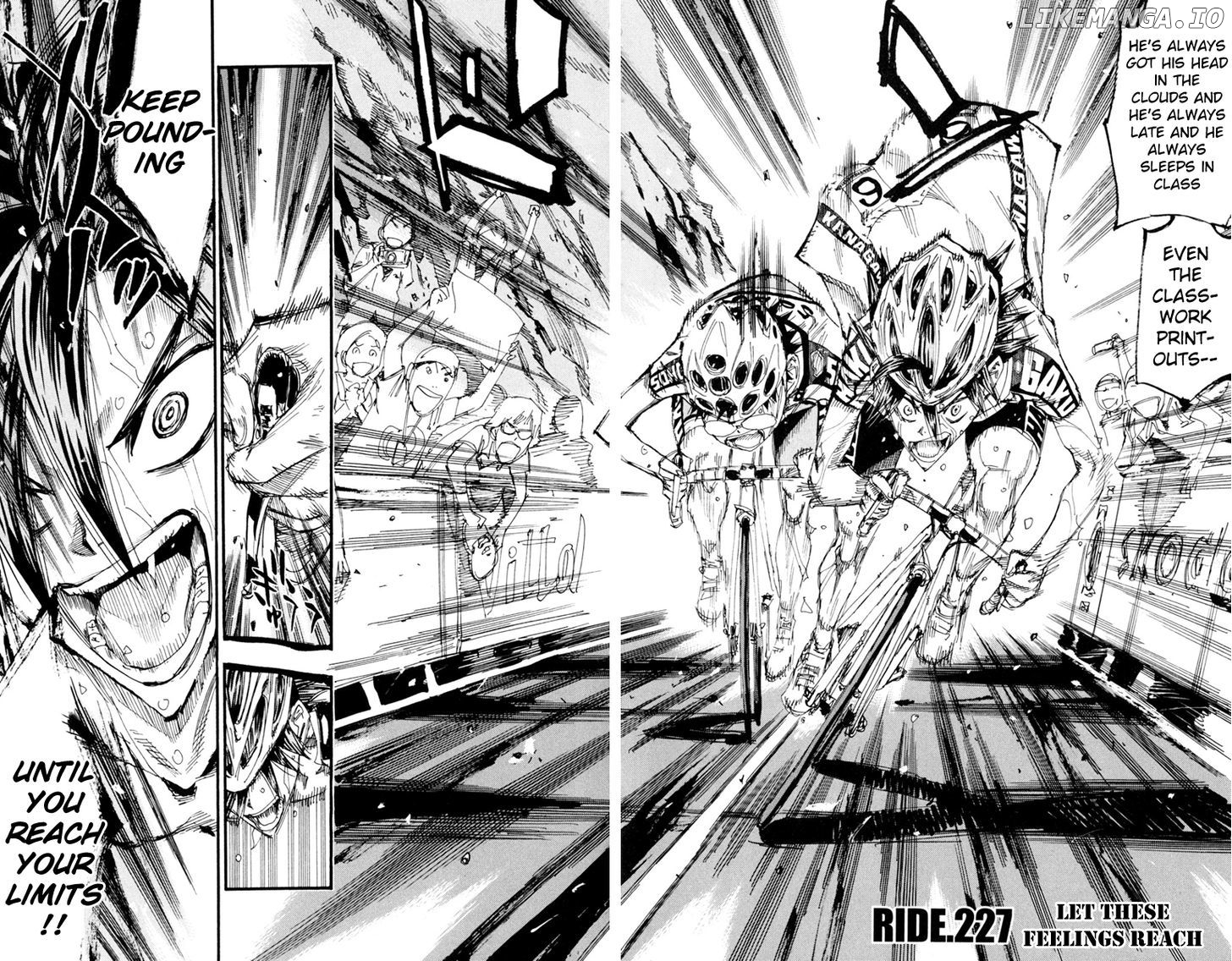Yowamushi Pedal Chapter 227 - page 2
