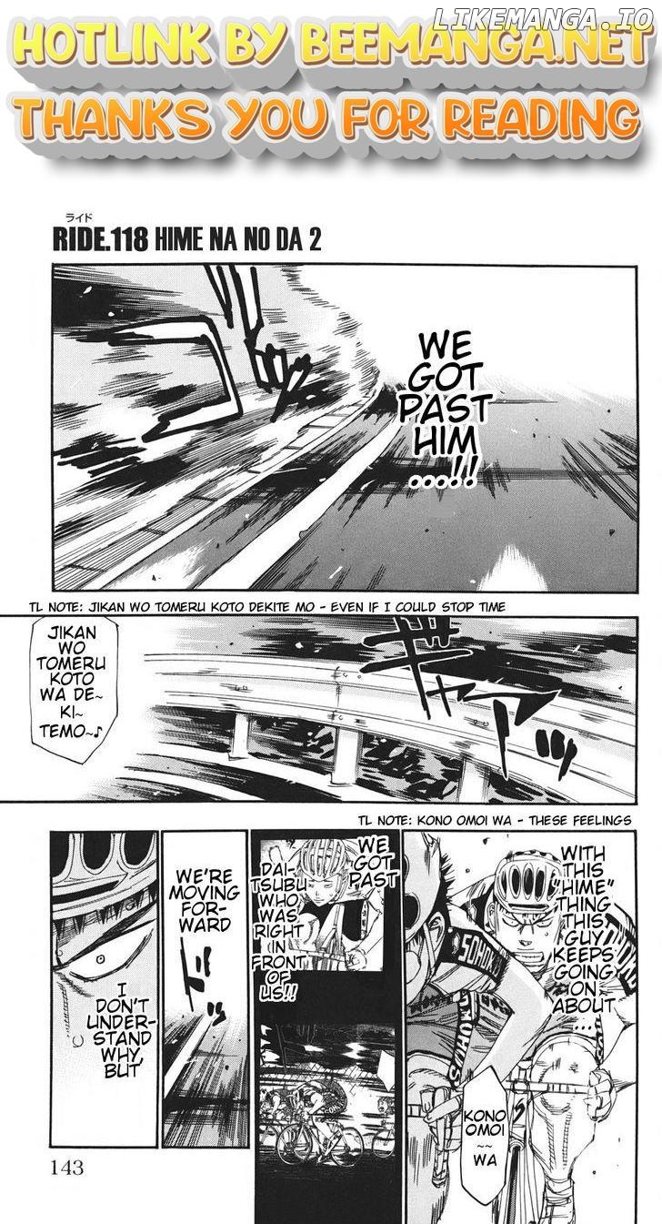 Yowamushi Pedal Chapter 118 - page 1