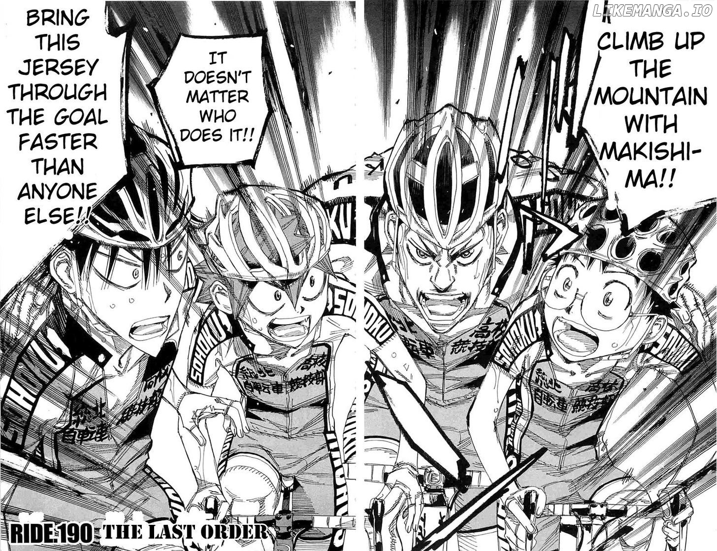 Yowamushi Pedal Chapter 190 - page 4