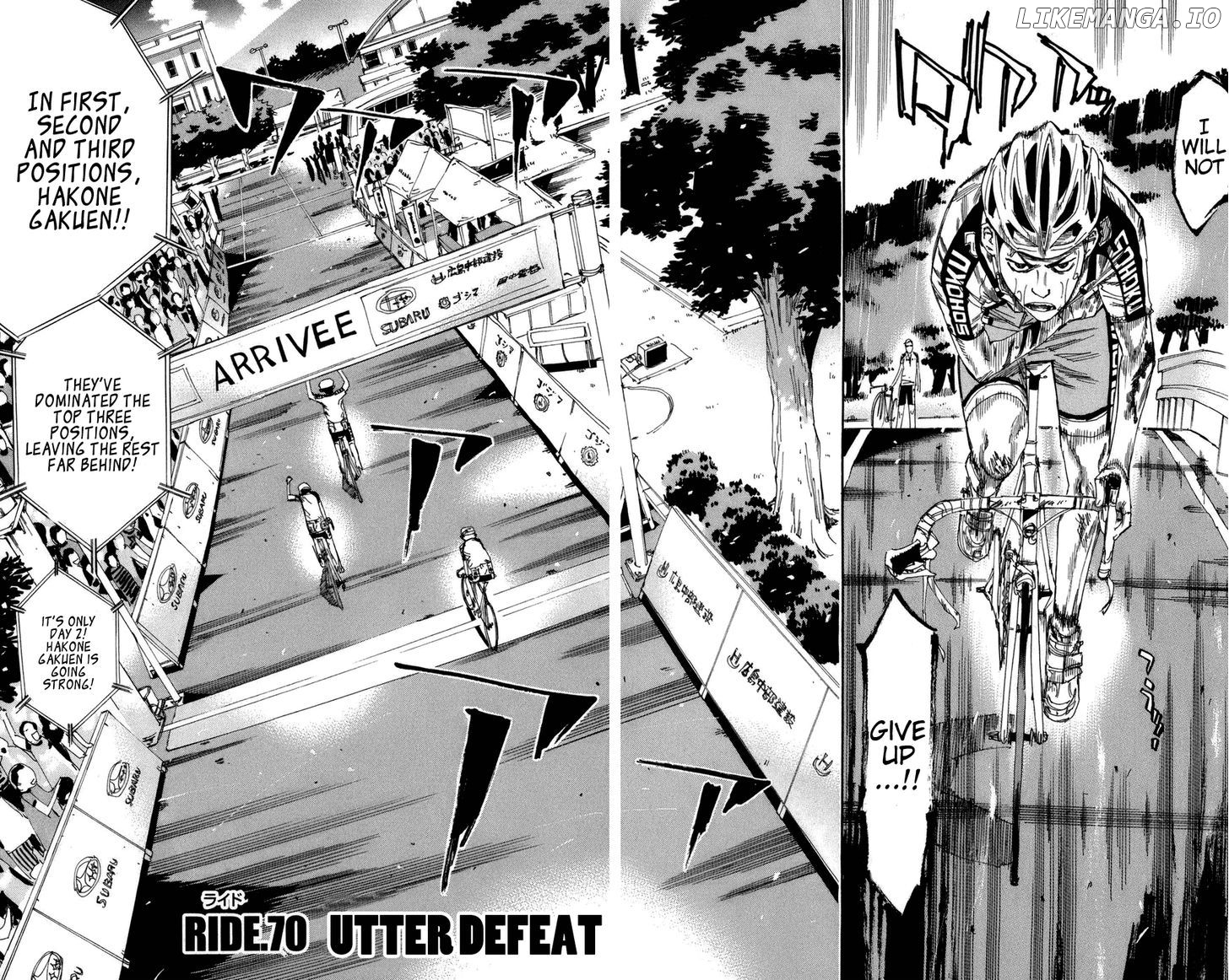 Yowamushi Pedal Chapter 70 - page 9