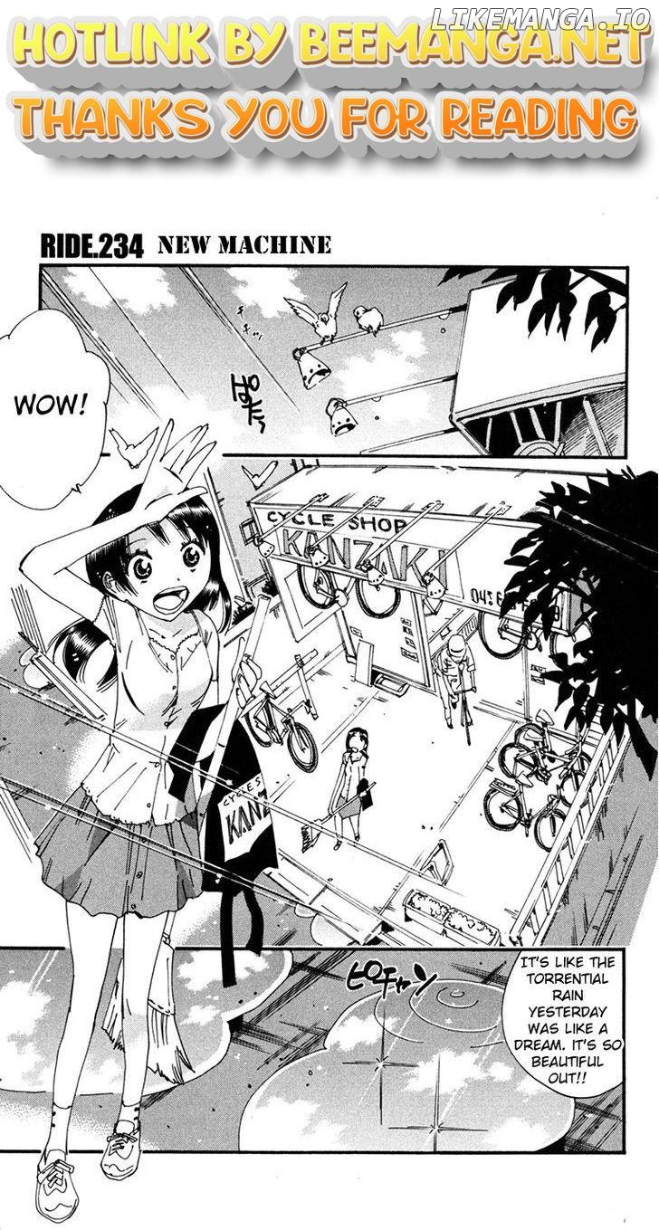 Yowamushi Pedal Chapter 234 - page 1