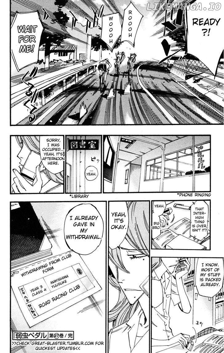 Yowamushi Pedal Chapter 234 - page 21