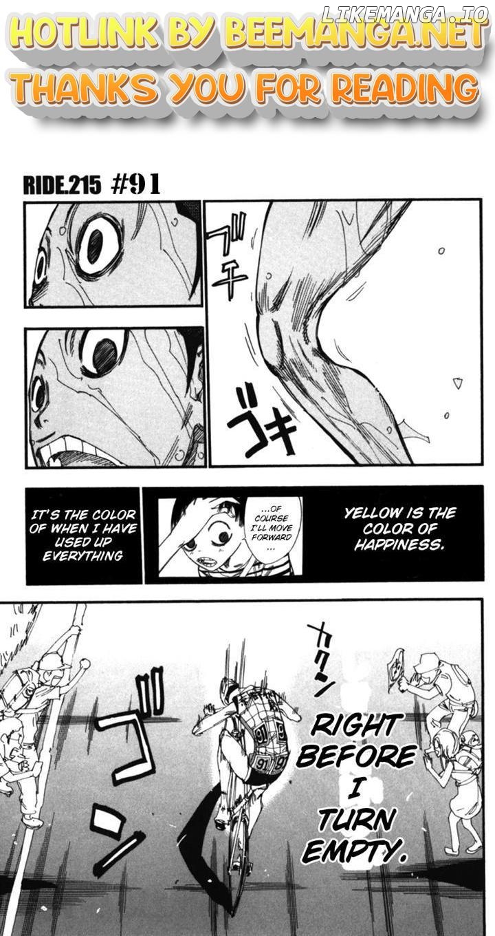 Yowamushi Pedal Chapter 215 - page 1