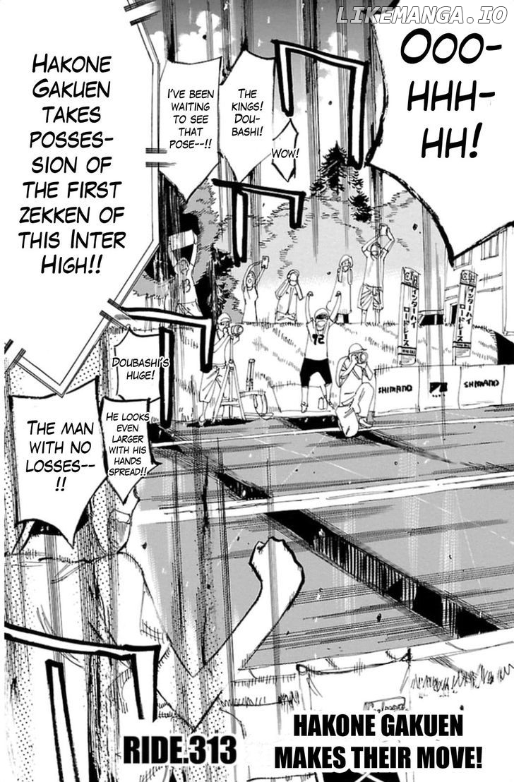 Yowamushi Pedal Chapter 313 - page 3