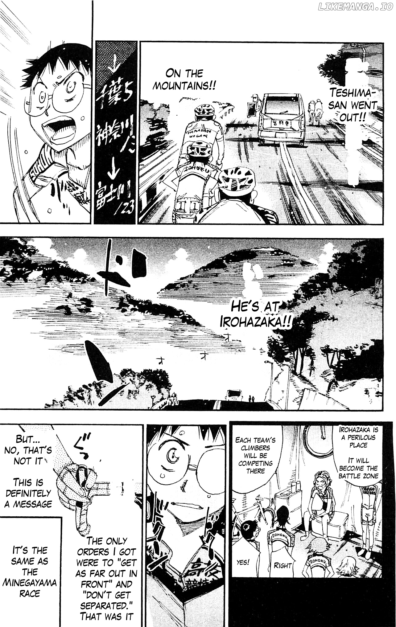 Yowamushi Pedal Chapter 321 - page 10