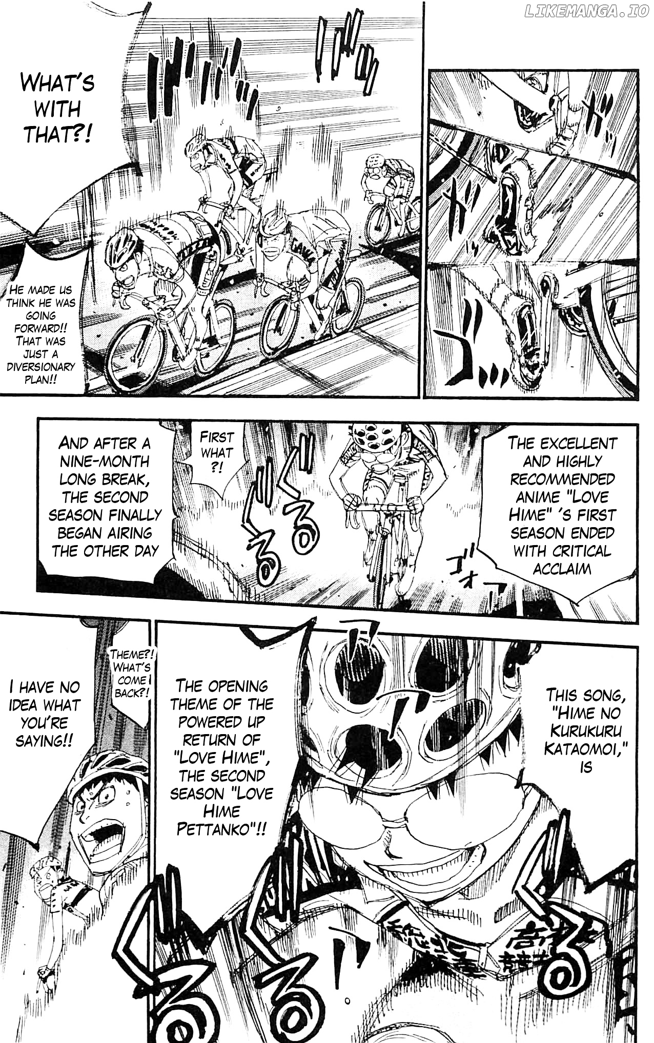 Yowamushi Pedal Chapter 321 - page 16