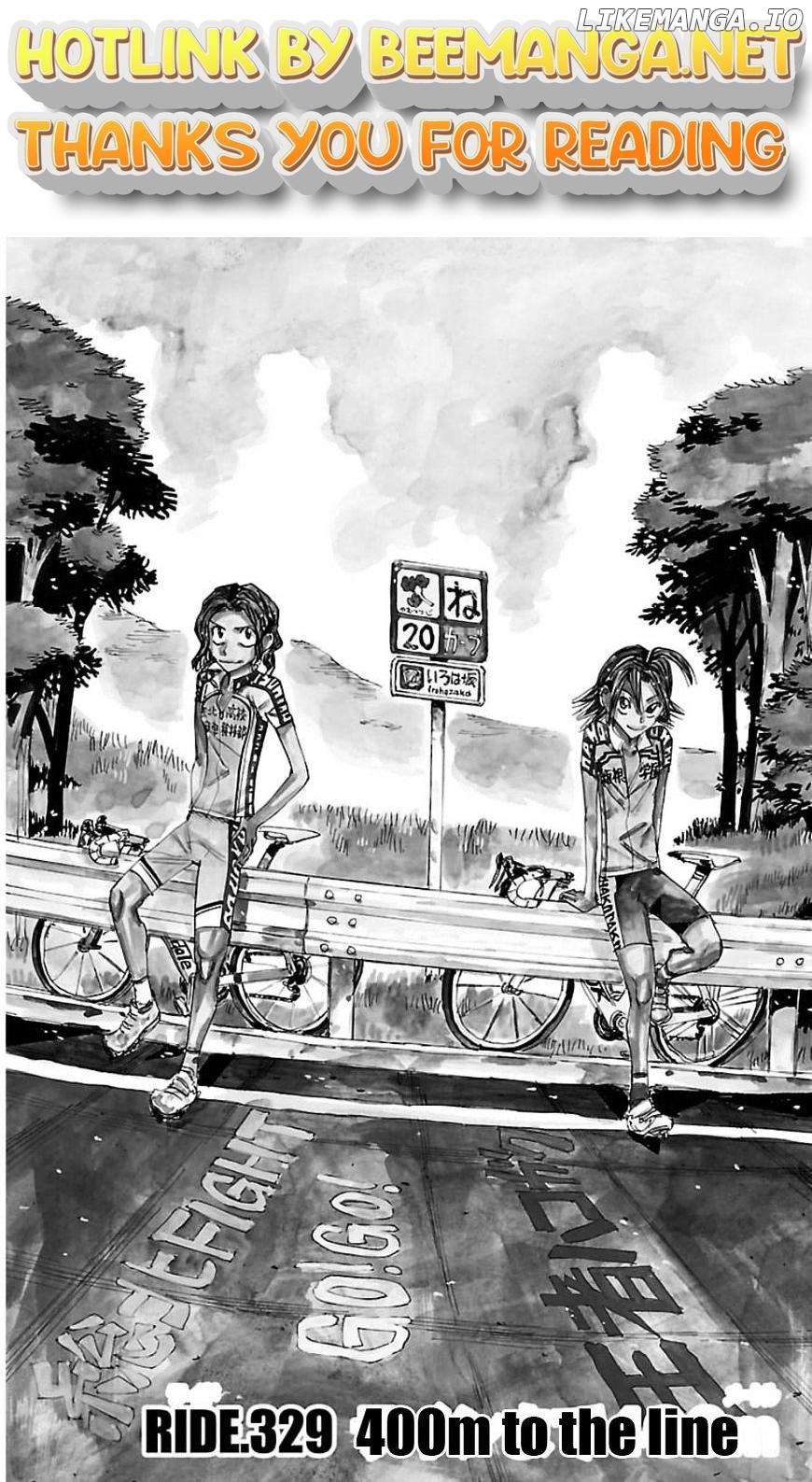 Yowamushi Pedal Chapter 329 - page 1