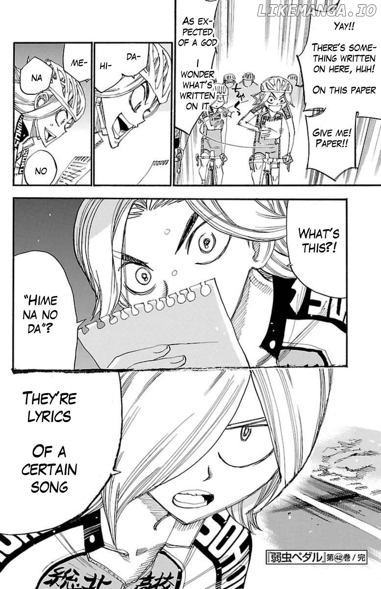 Yowamushi Pedal Chapter 364 - page 17