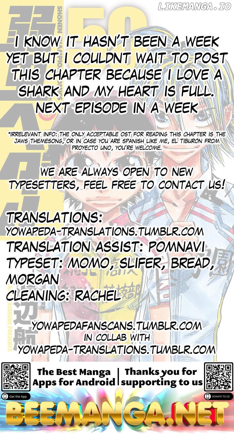 Yowamushi Pedal Chapter 430 - page 18