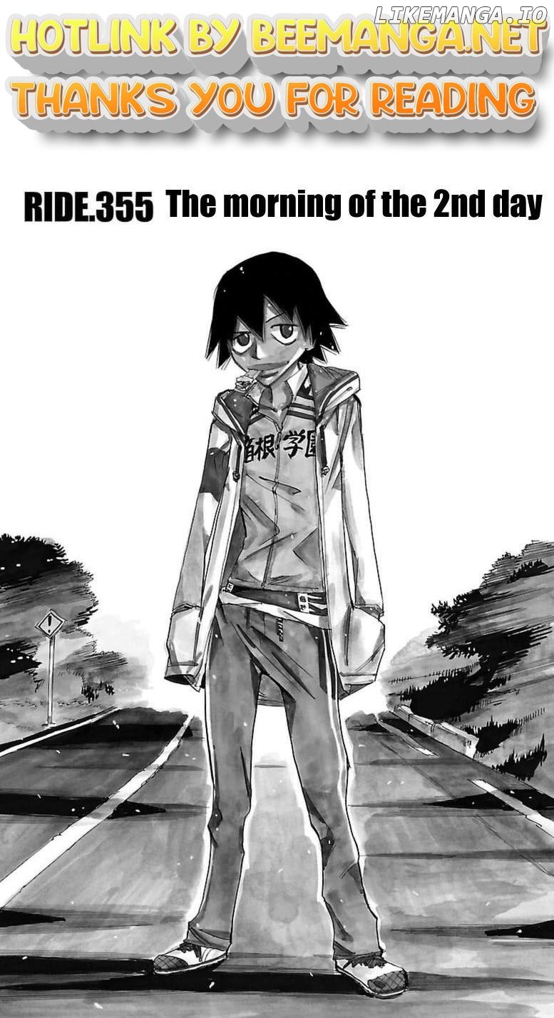 Yowamushi Pedal Chapter 355 - page 1