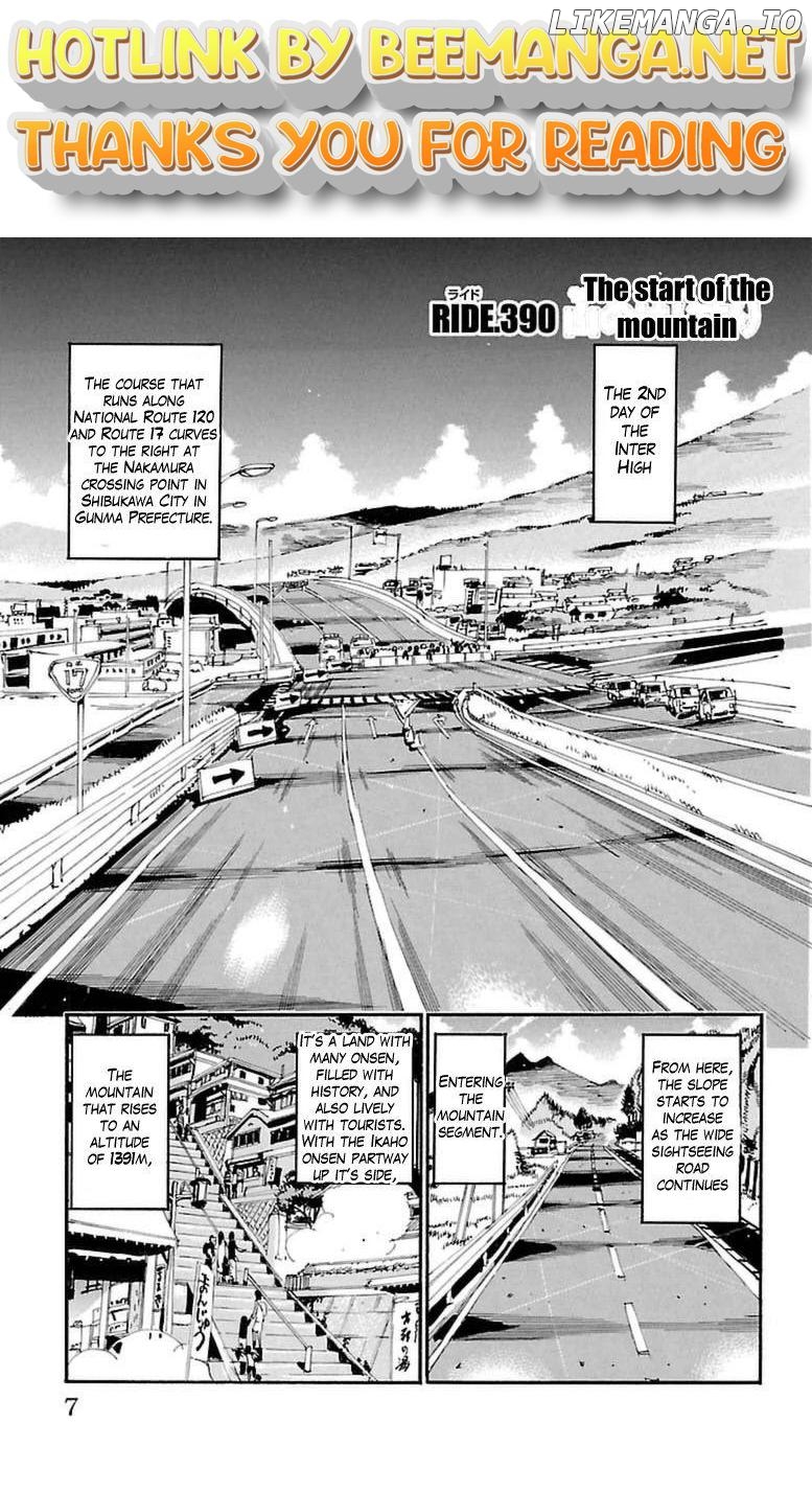 Yowamushi Pedal Chapter 390 - page 1