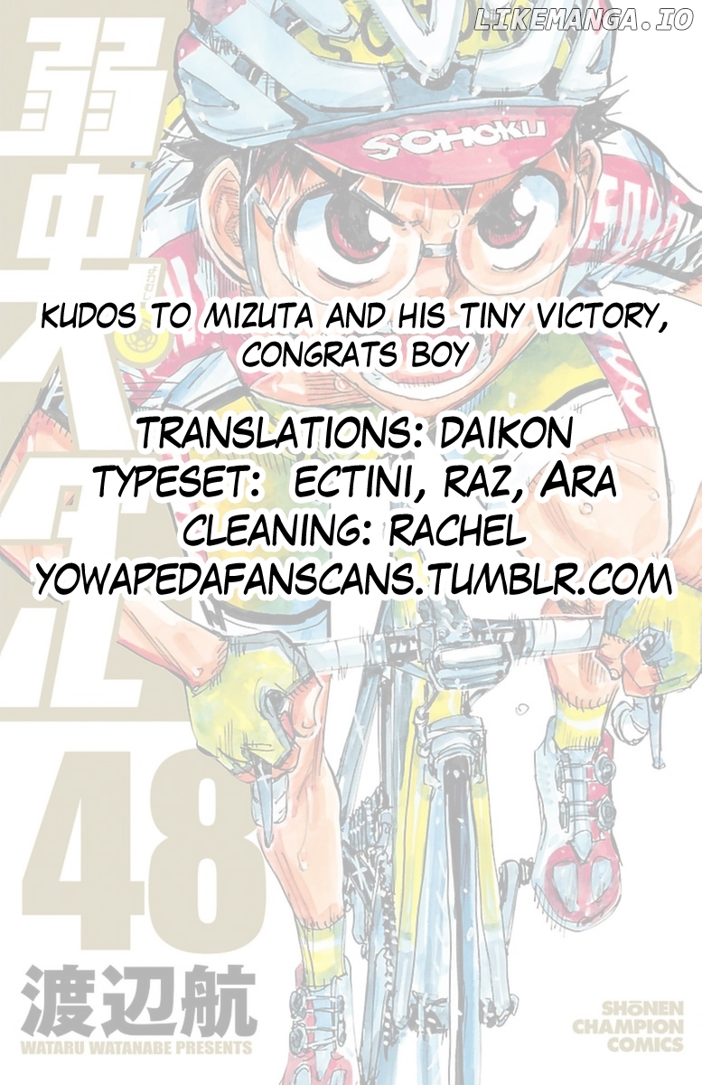 Yowamushi Pedal Chapter 415 - page 19