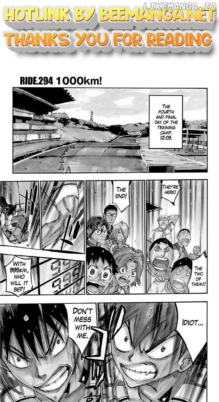 Yowamushi Pedal Chapter 294 - page 1