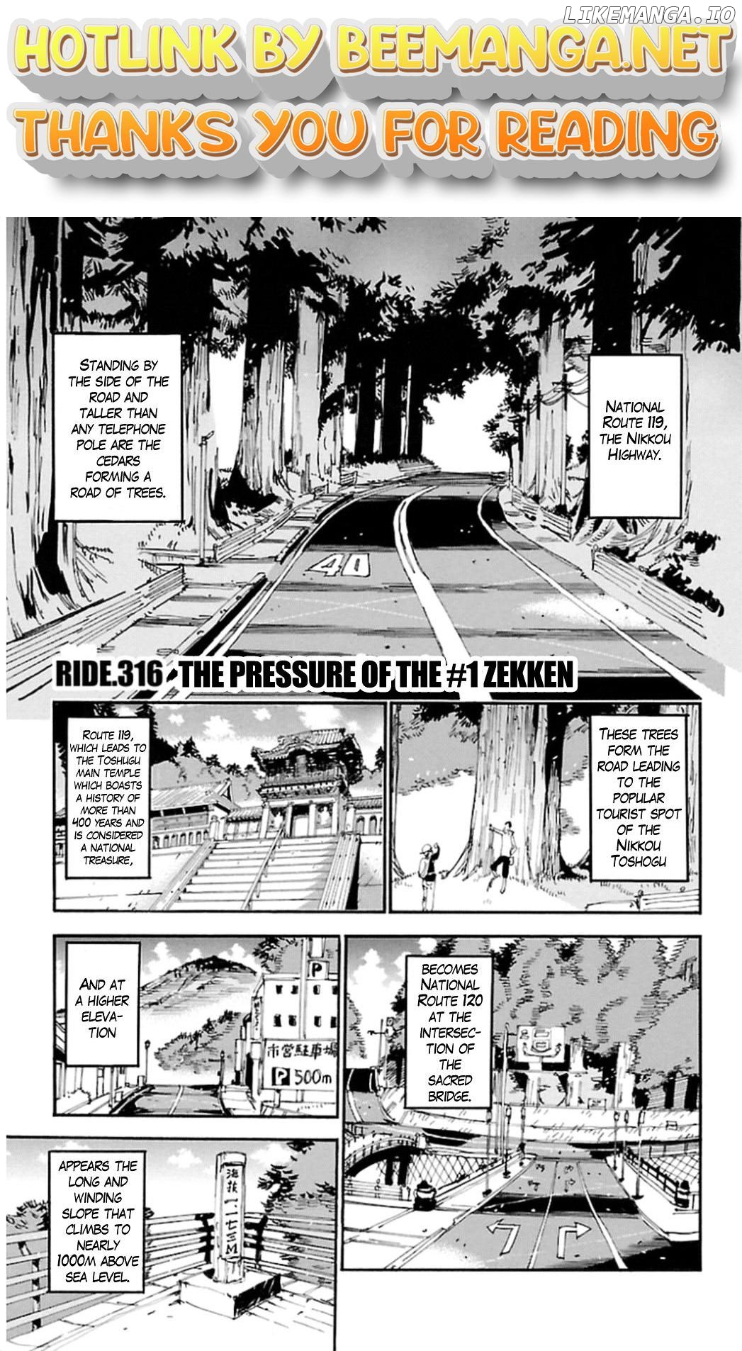 Yowamushi Pedal Chapter 316 - page 1
