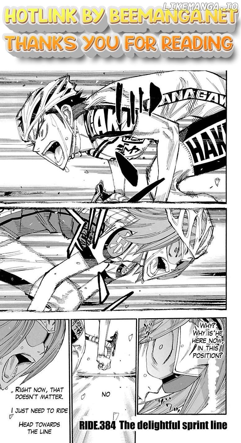 Yowamushi Pedal Chapter 384 - page 1