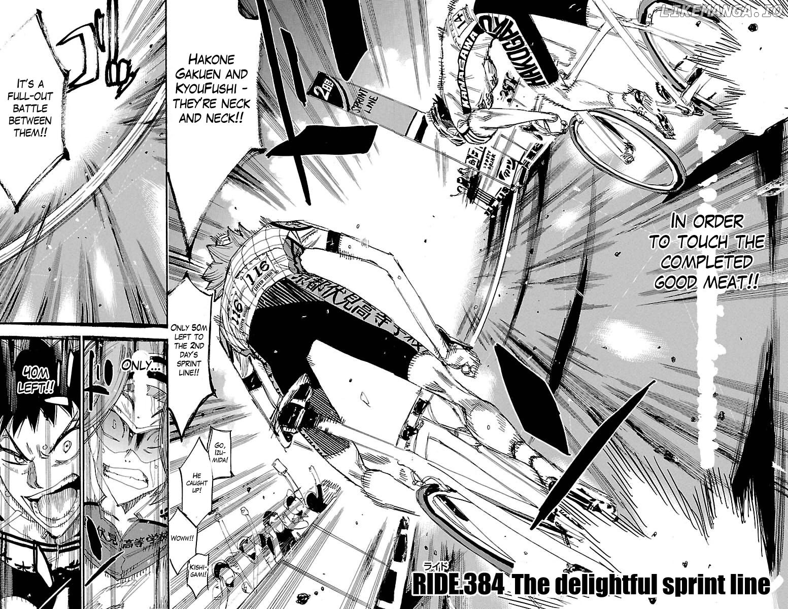 Yowamushi Pedal Chapter 384 - page 2