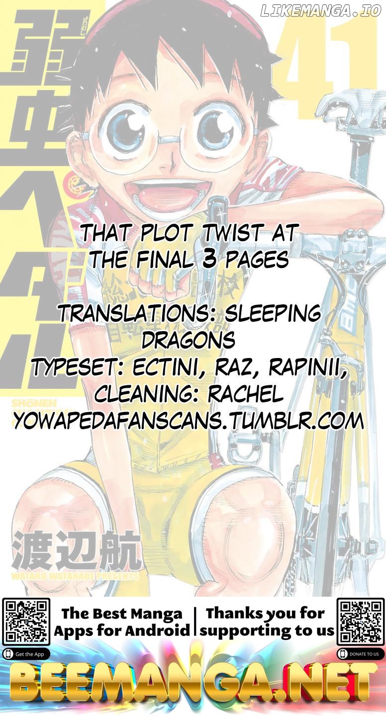 Yowamushi Pedal Chapter 349 - page 22