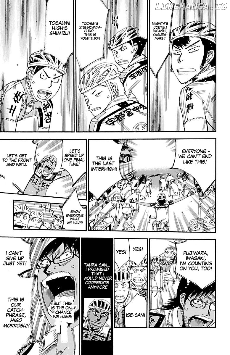 Yowamushi Pedal Chapter 428 - page 17