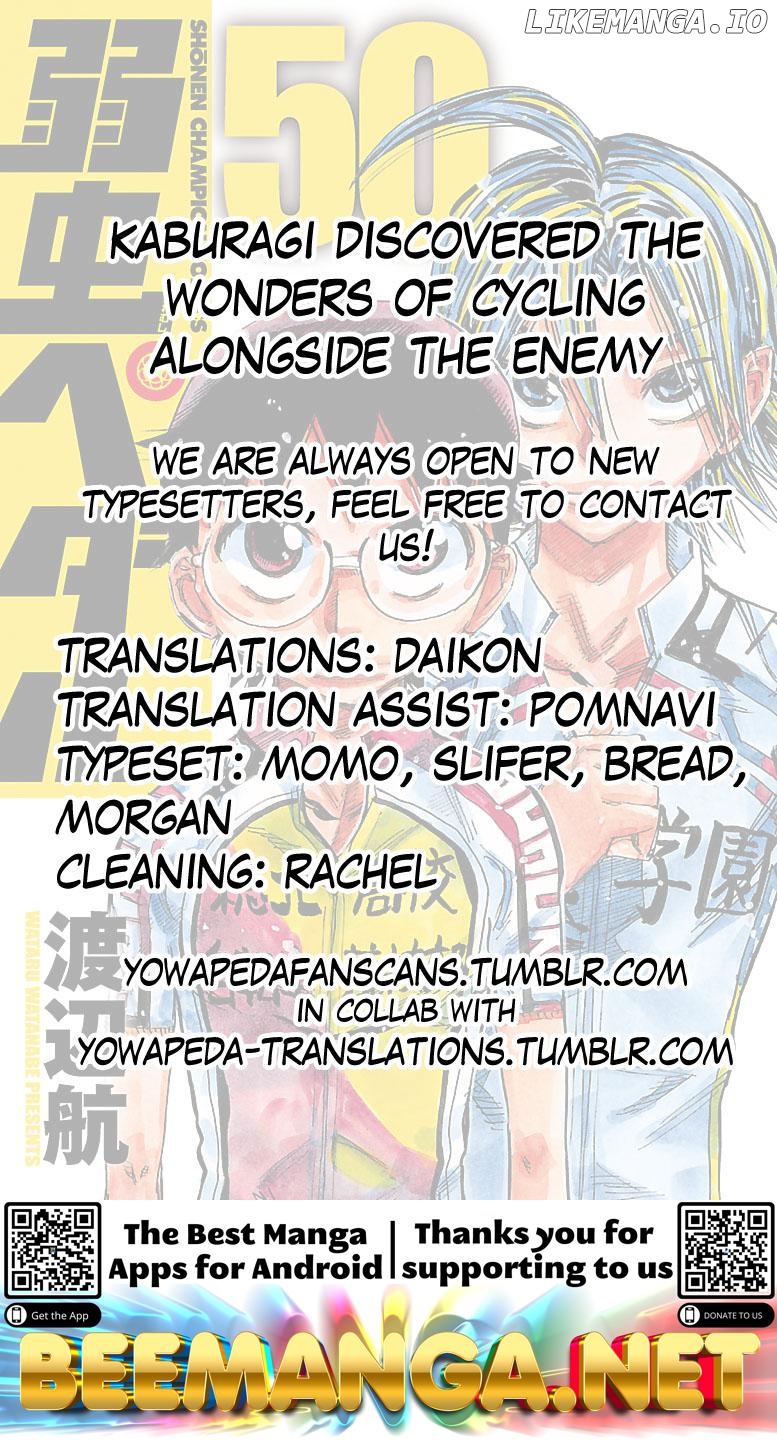 Yowamushi Pedal Chapter 428 - page 19
